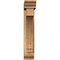 Ekena Millwork Imperial Traditional Smooth Bracket w/ Offset Brace, Western Red Cedar, 5 1/2"W x 22"D x 30"H BKT0604X22X30IMP01SWR - alternate 3